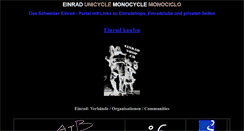 Desktop Screenshot of einrad.ch